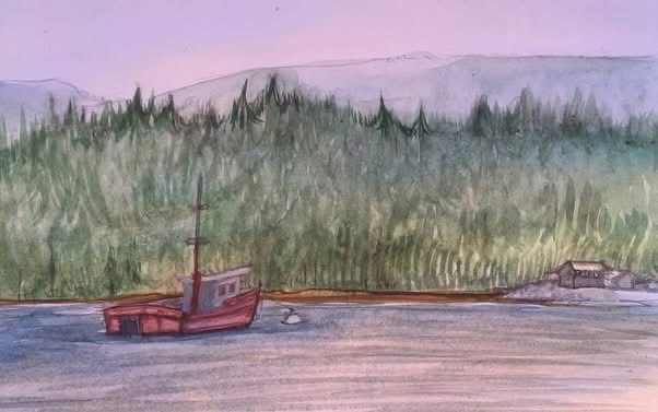 laurel.watercolour.2